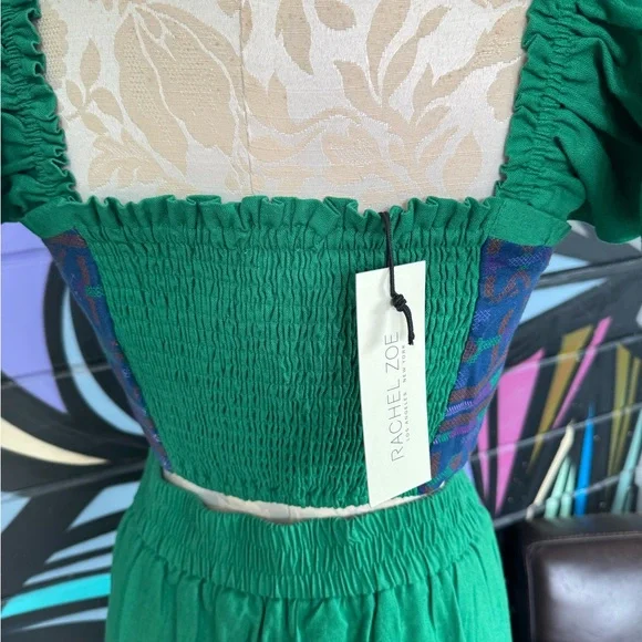 NWT Rachel Zoe Set!! GREEN! Linen, Stretchy, so cute! - Picture 8 of 15